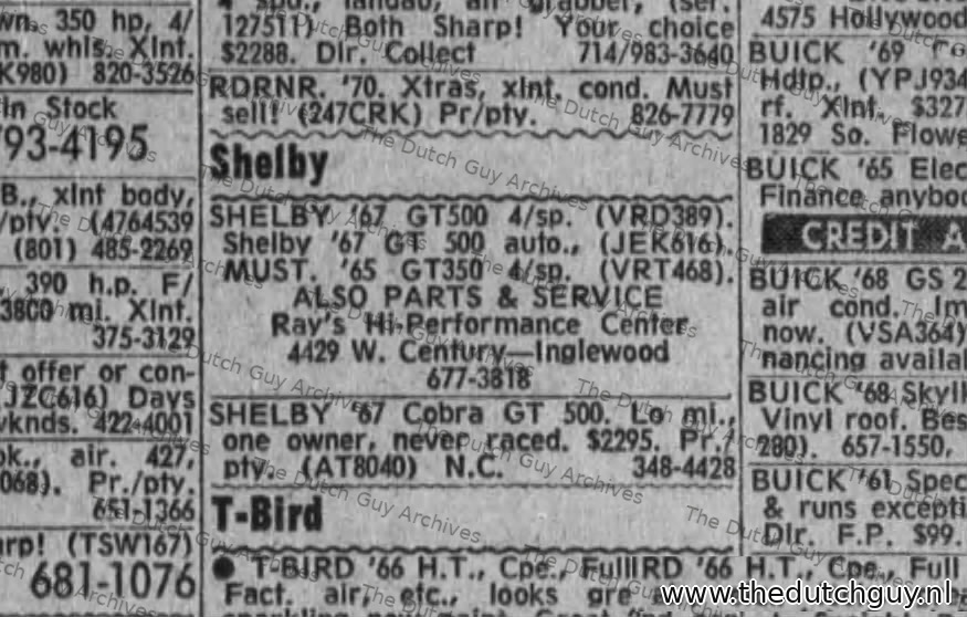 Classified, 8 March 1971, VRD389
