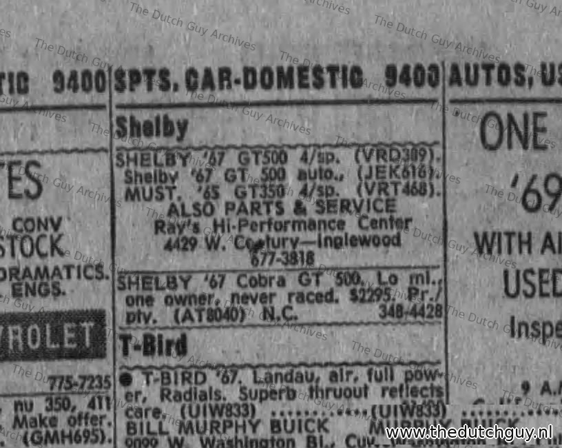 Classified, 9 March 1971, VRD389