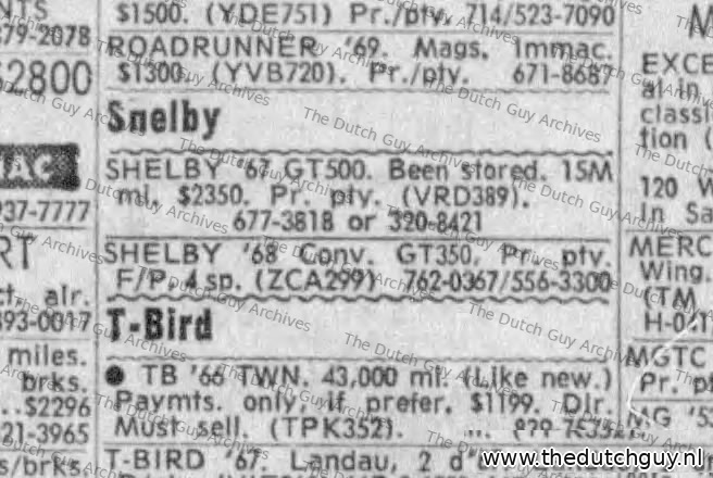 Classified, 2 October 1971, VRD389