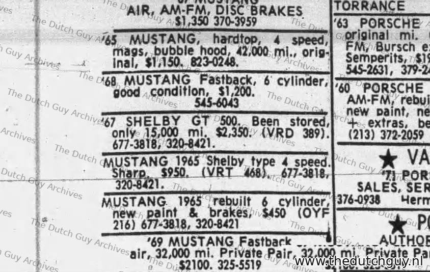 Classified, 8 October 1971, VRD389