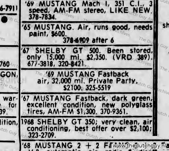 Classified, 13 October 1971, VRD389