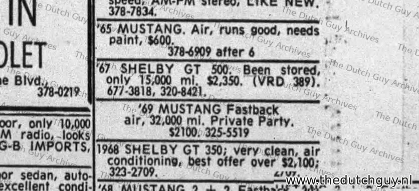 Classified, 14 October 1971, VRD389